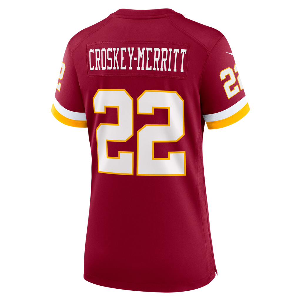 Jacory Croskey-Merritt Washington Commanders Women's Game Super Bowl Era Jersey - White