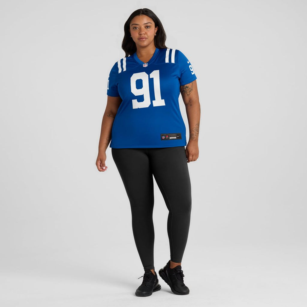 JT Tuimoloau Indianapolis Colts Women's Team Game Jersey - Royal
