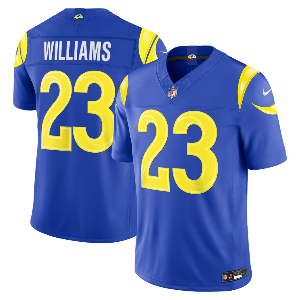 Kyren Williams Los Angeles Rams Vapor F.U.S.E. Stitched Limited Jersey - Royal