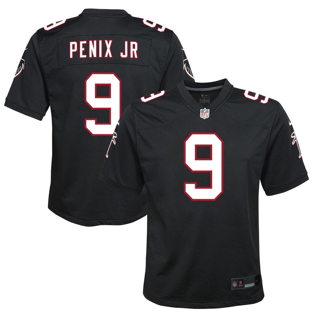 Michael Penix Jr. Atlanta Falcons Youth Alternate Game Jersey - Black