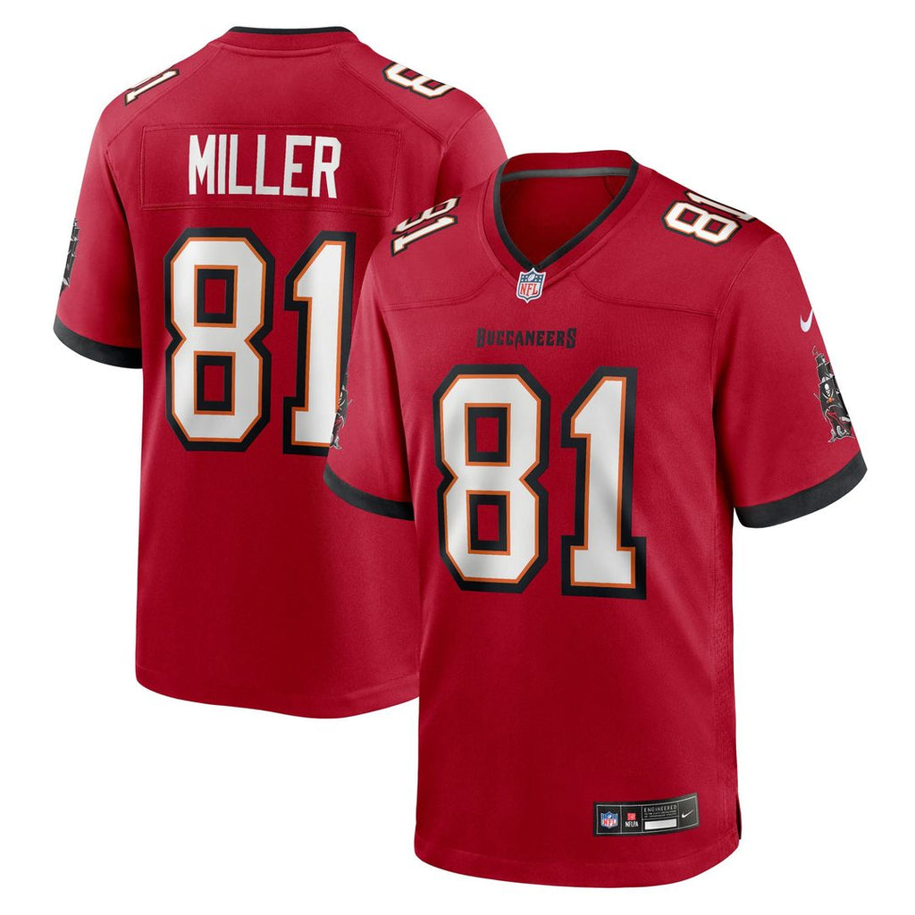 Ryan Miller Tampa Bay Buccaneers Team Game Jersey - Red
