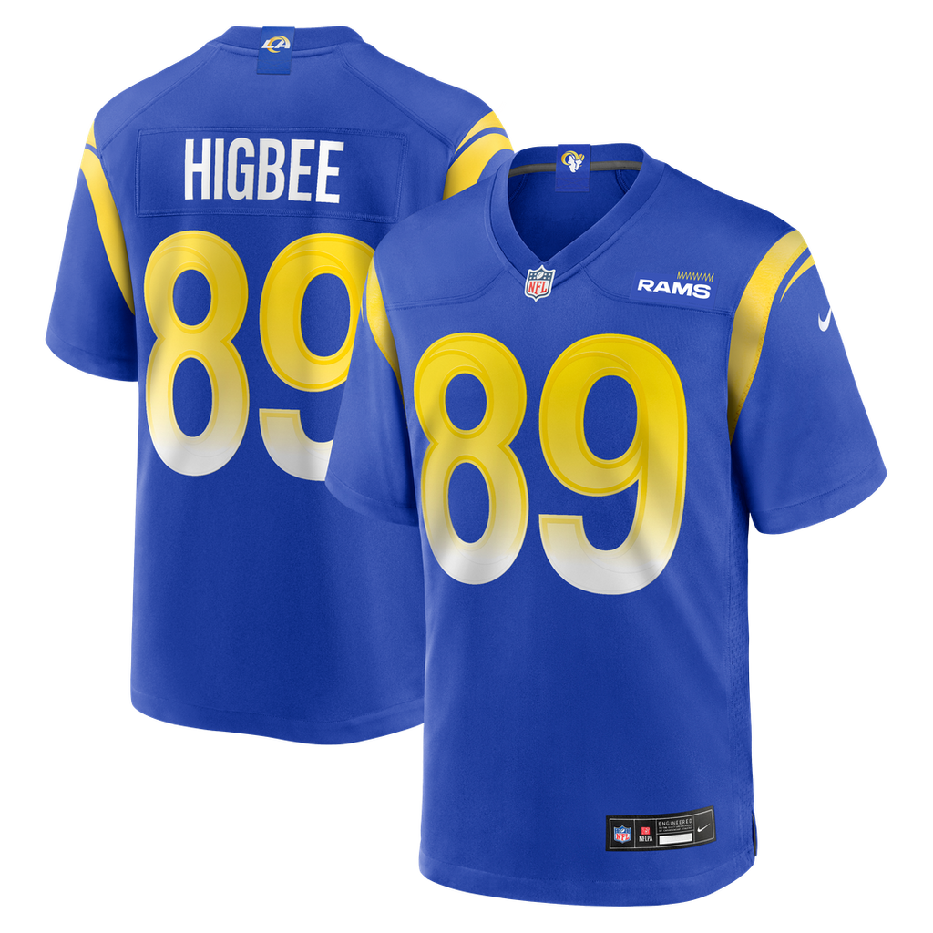 Tyler Higbee Los Angeles Rams Game Player Jersey - Royal