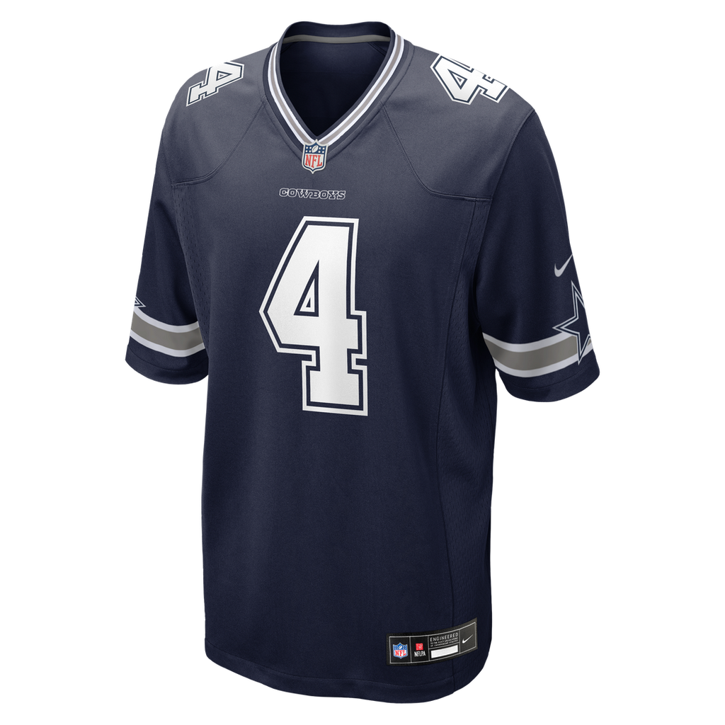 Dak Prescott Dallas Cowboys Game Team Jersey - Navy