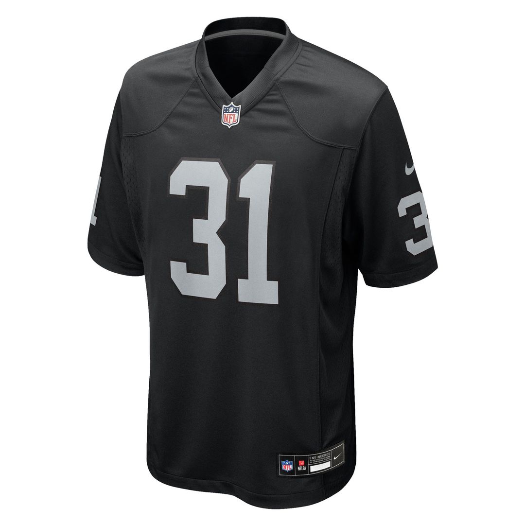 Raheem Mostert Las Vegas Raiders Team Game Jersey - Black