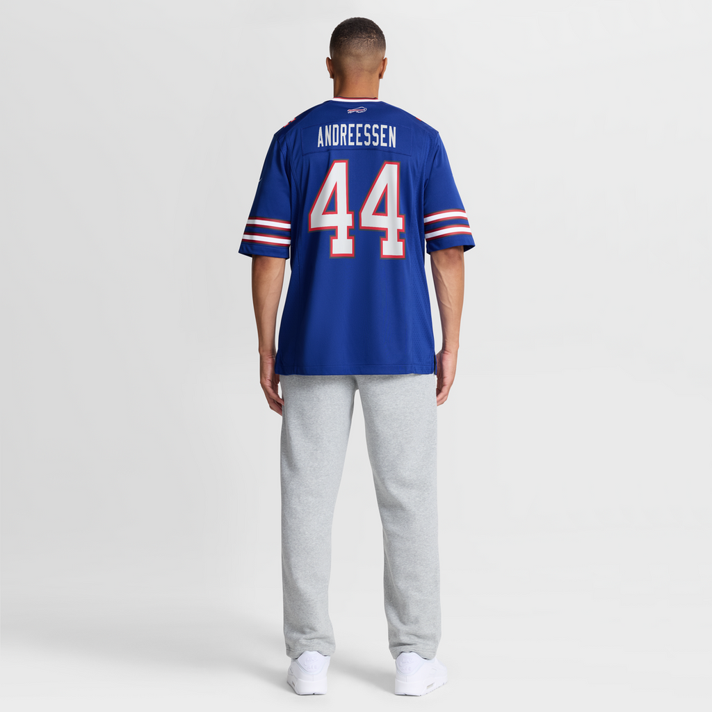 Joe Andreessen Buffalo Bills Game Jersey - Royal
