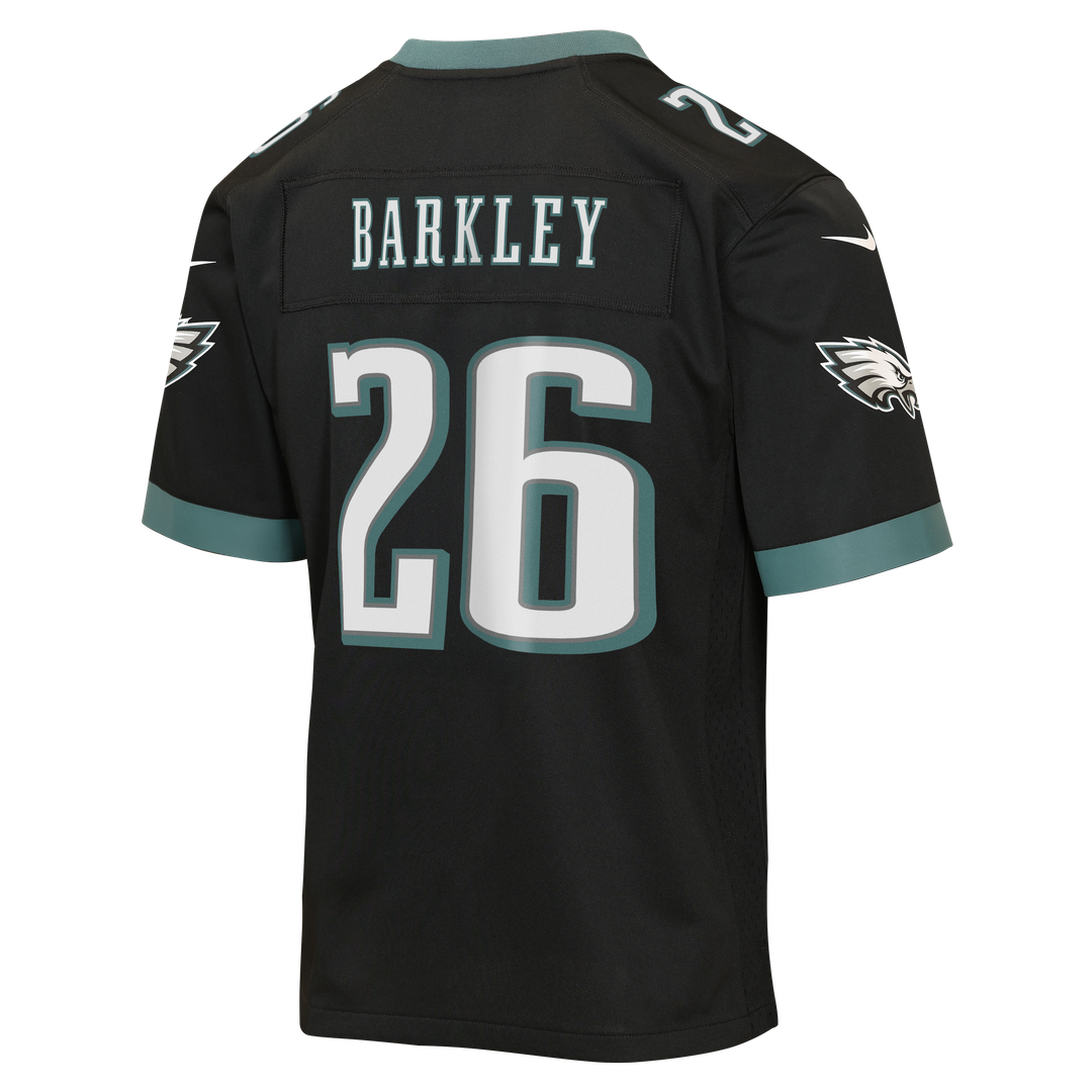 Saquon Barkley Philadelphia Eagles Youth Team Game Jersey - Midnight Green