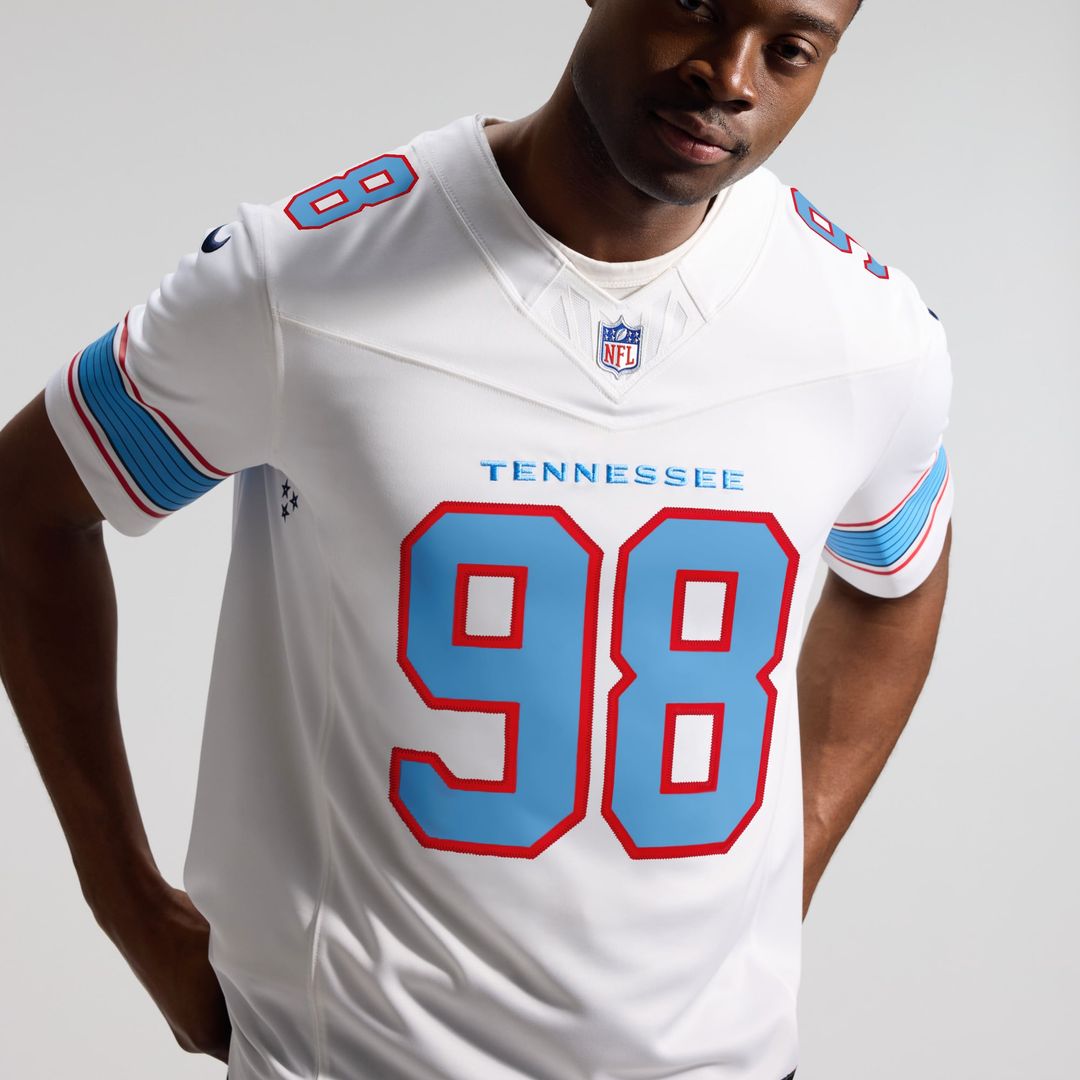 Jeffery Simmons Tennessee Titans Vapor F.U.S.E. Sewn Down Limited Jersey - Light Blue