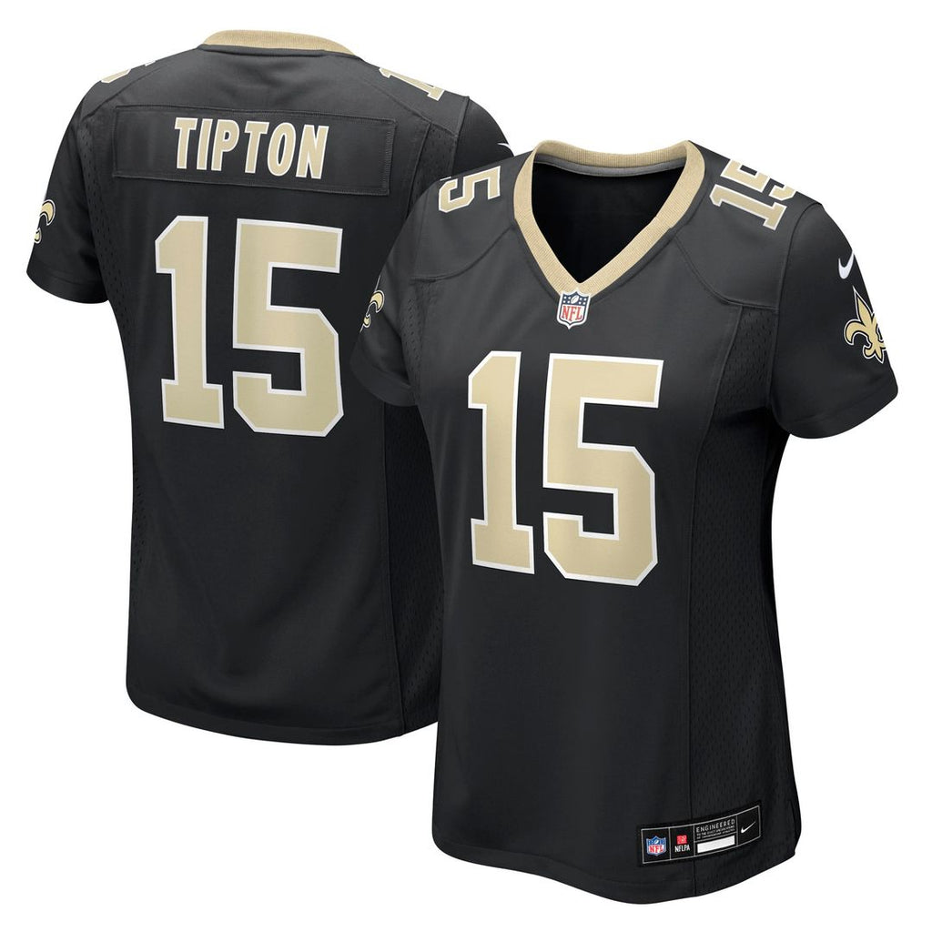 Mason Tipton New Orleans Saints Women's Team Game Jersey - Black