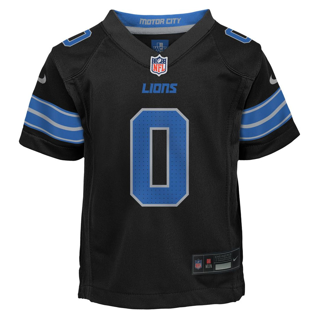 Jahmyr Gibbs Detroit Lions Toddler Alternate Game Jersey - Black
