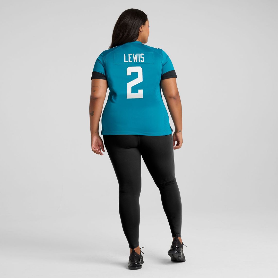 Jourdan Lewis Jacksonville Jaguars Women's Team Game Jersey - Teal
