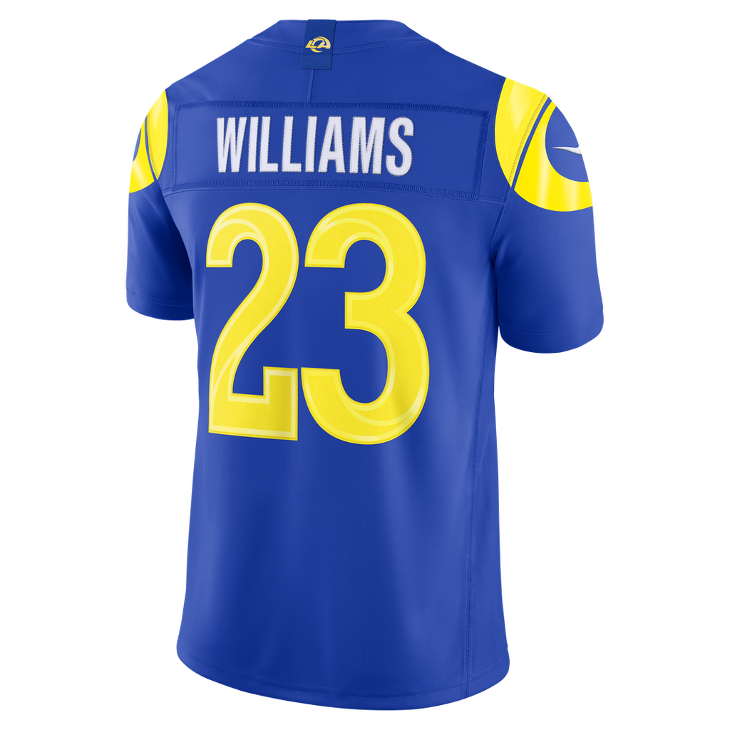 Kyren Williams Los Angeles Rams Vapor F.U.S.E. Stitched Limited Jersey - Royal