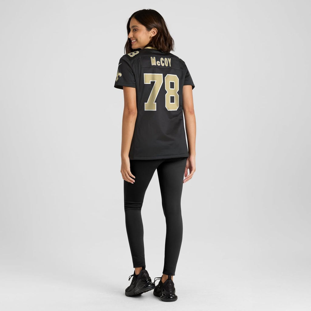 Erik Mccoy New Orleans Saints Women's Game Jersey - Black