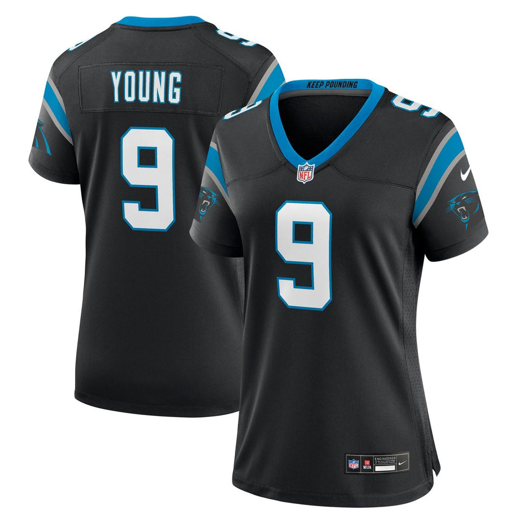 Bryce Young Carolina Panthers Women's Team Game Jersey - Black