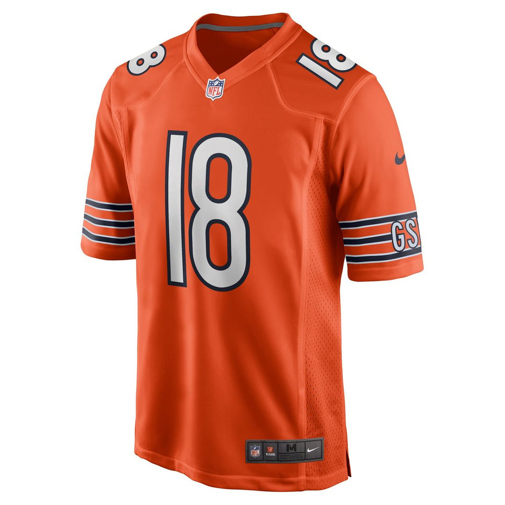 Caleb Williams Chicago Bears Alternate Player Game Jersey - Orange