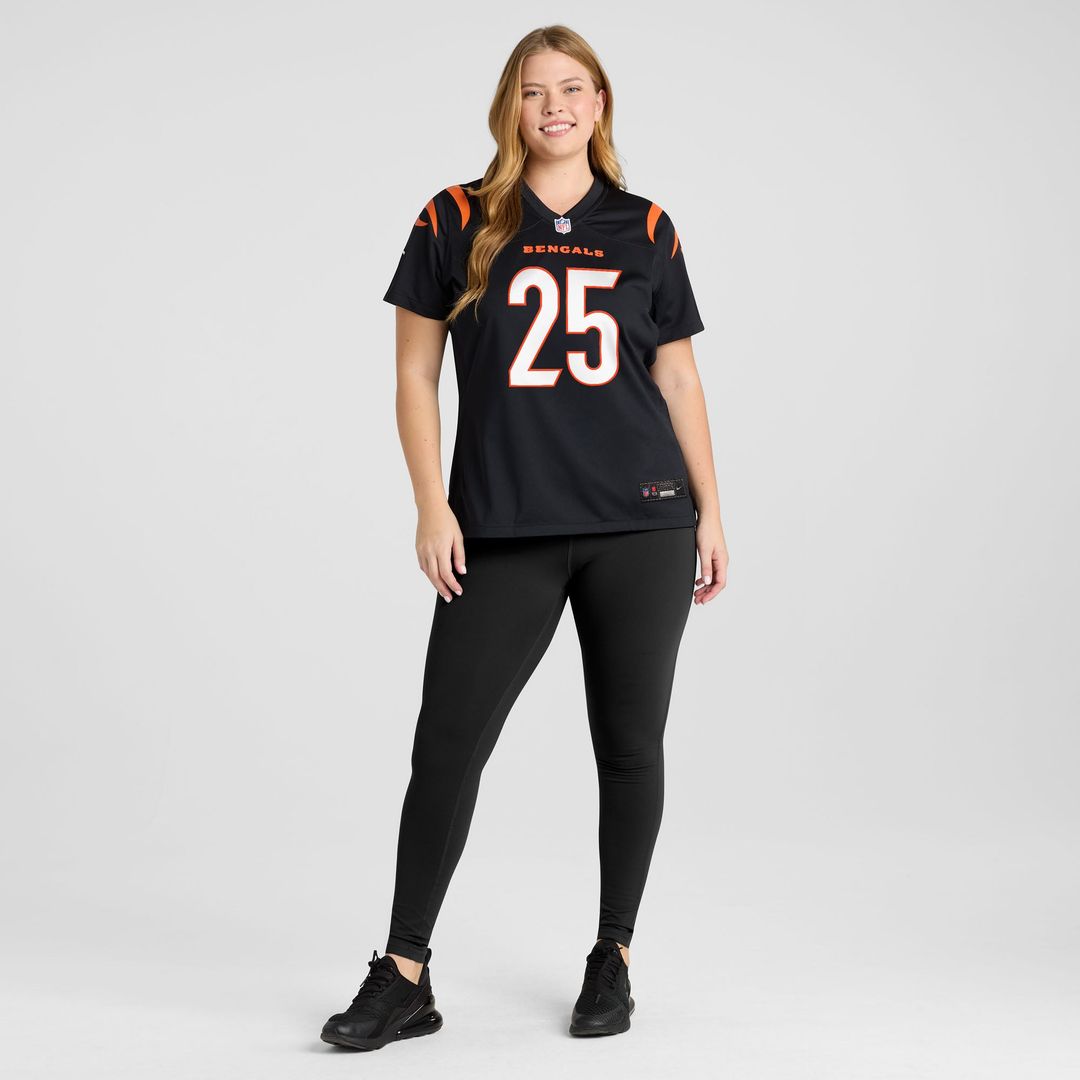 Tahj Brooks Cincinnati Bengals Women's Team Game Jersey - Black