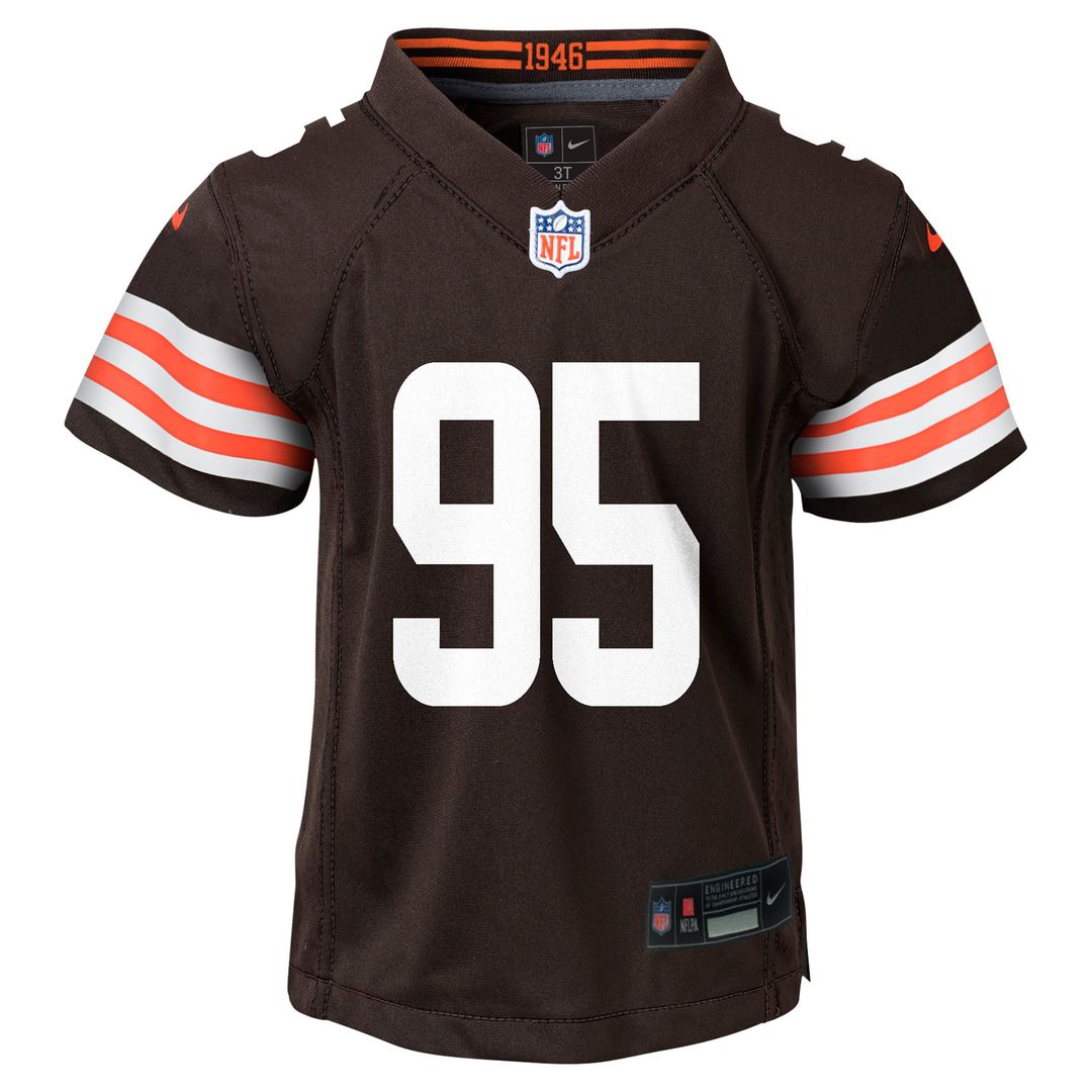 Myles Garrett Cleveland Browns Toddler Game Jersey - Brown