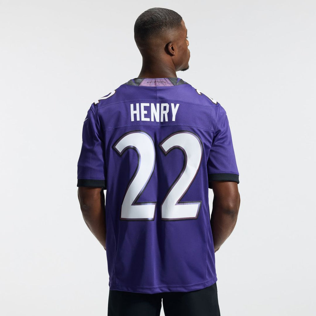 Derrick Henry Baltimore Ravens Vapor F.U.S.E. Stitched Limited Jersey - White