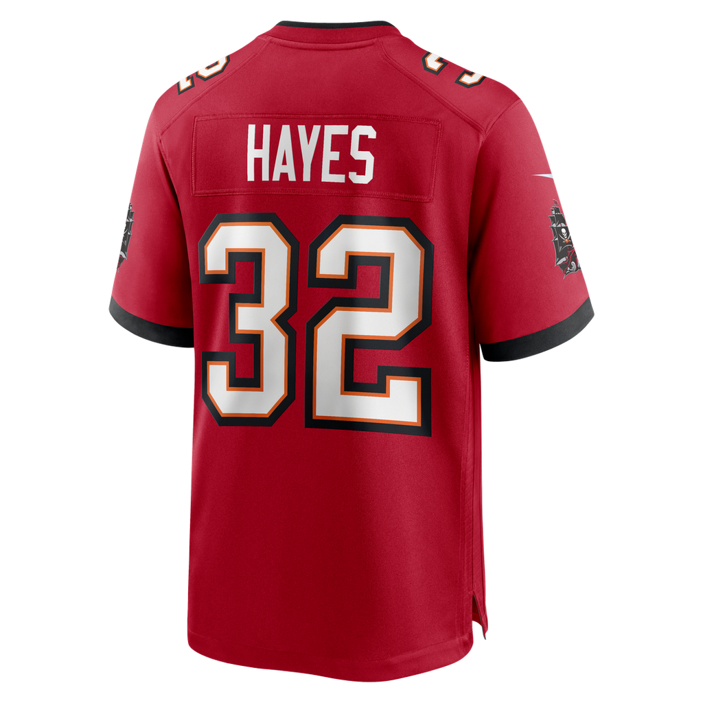 Josh Hayes Tampa Bay Buccaneers Game Jersey - Red