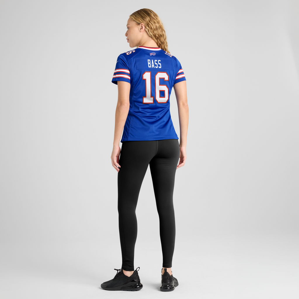 Tyler Bass Buffalo Bills Women's Team Game Jersey - Royal