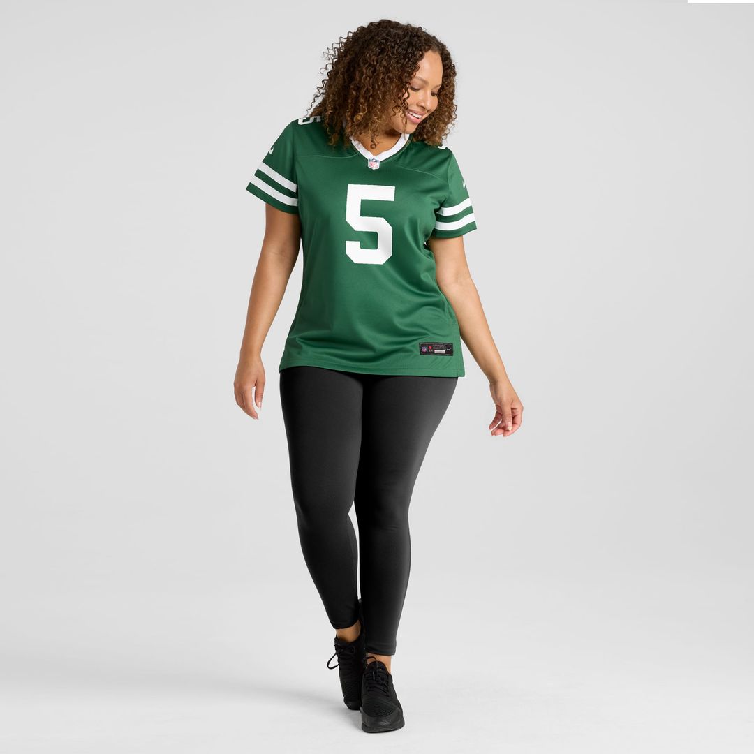 Garrett Wilson New York Jets Women's Game Jersey - Legacy Green