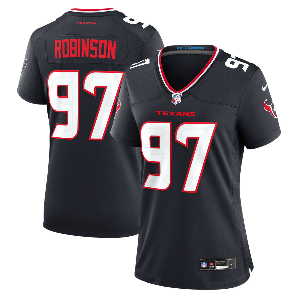 Dominique Robinson Houston Texans Women's Team Game Jersey - Navy