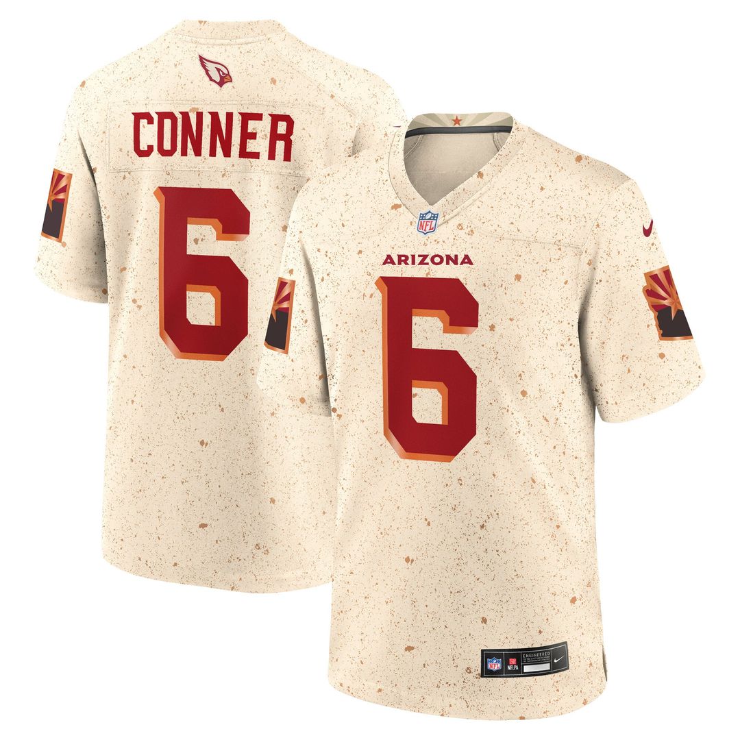 James Conner Arizona Cardinals 2025 Rivalries Collection Game Jersey - Natural