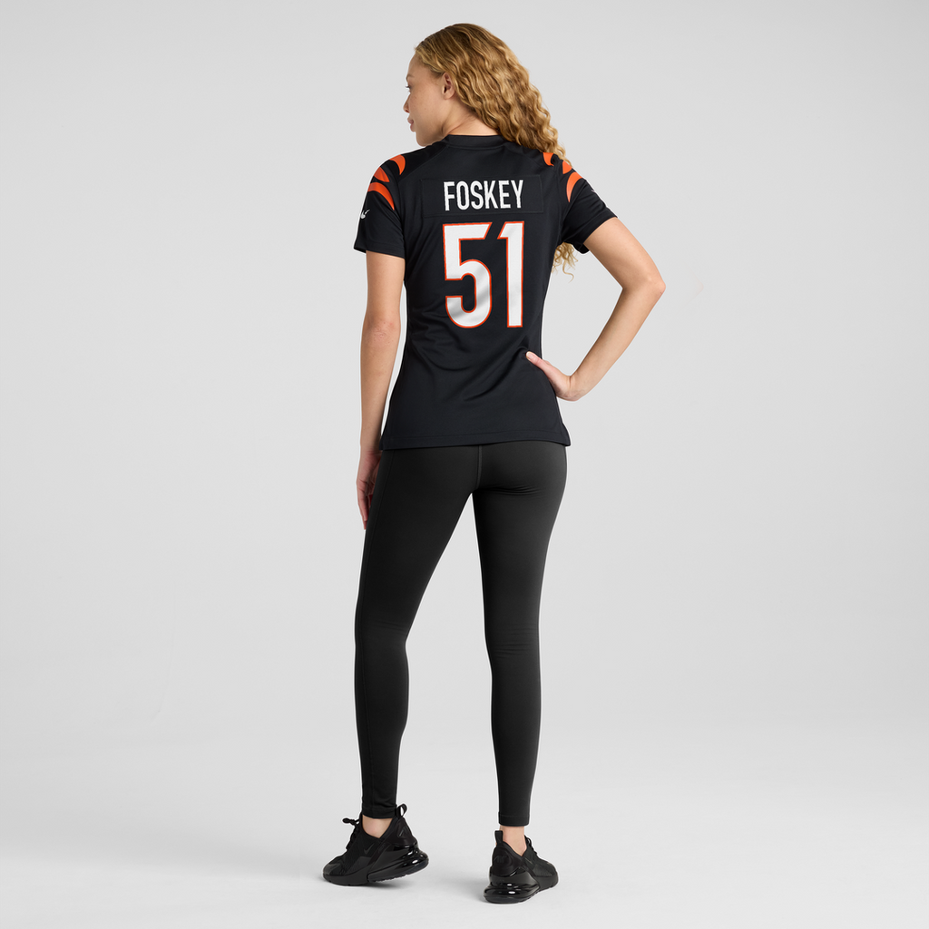 Isaiah Foskey Cincinnati Bengals Women's Team Game Jersey - Black