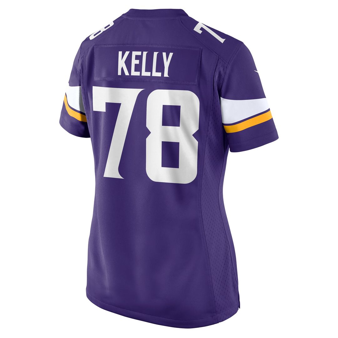 Ryan Kelly Minnesota Vikings Women's Team Game Jersey - Purple