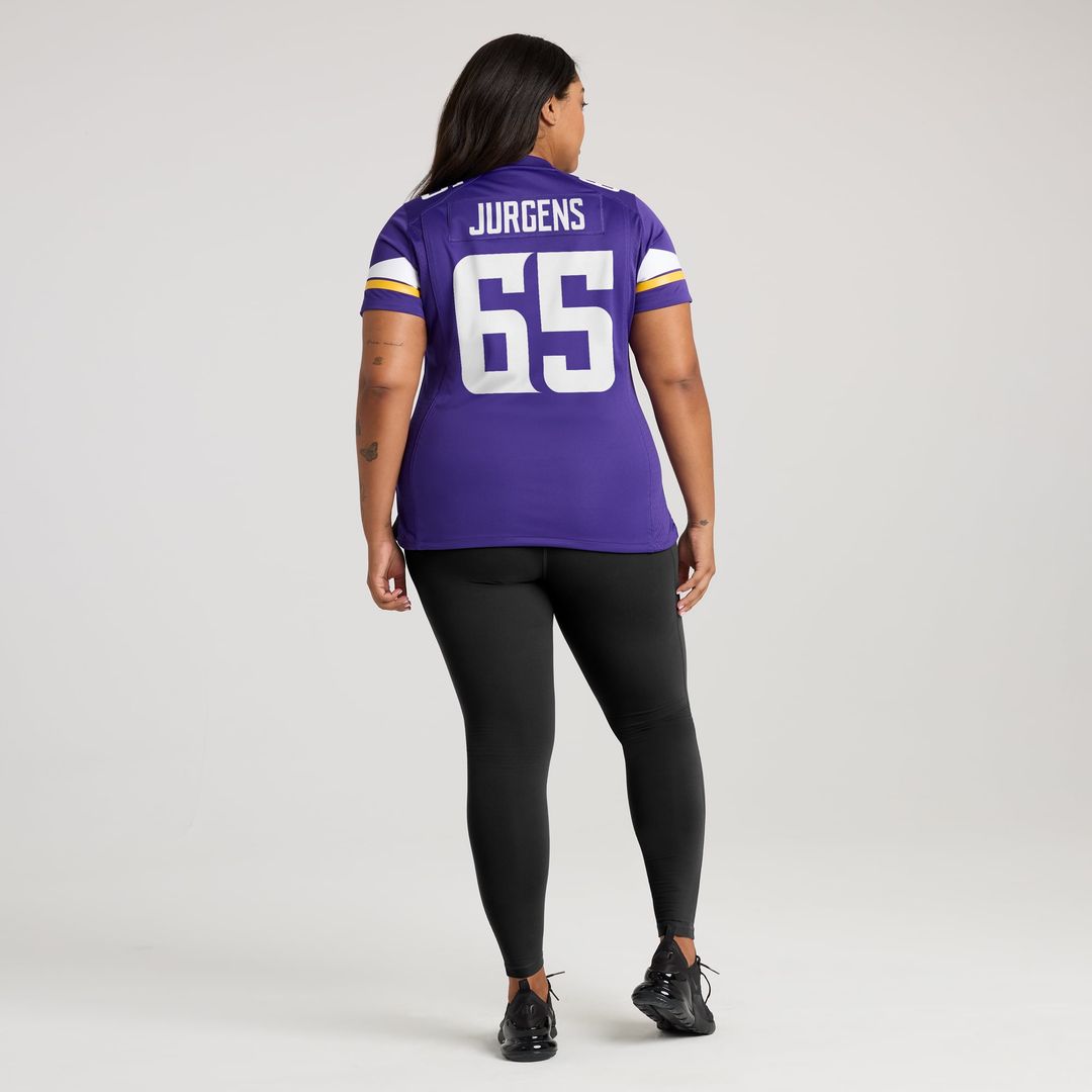 Michael Jurgens Minnesota Vikings Women's Game Jersey - Purple