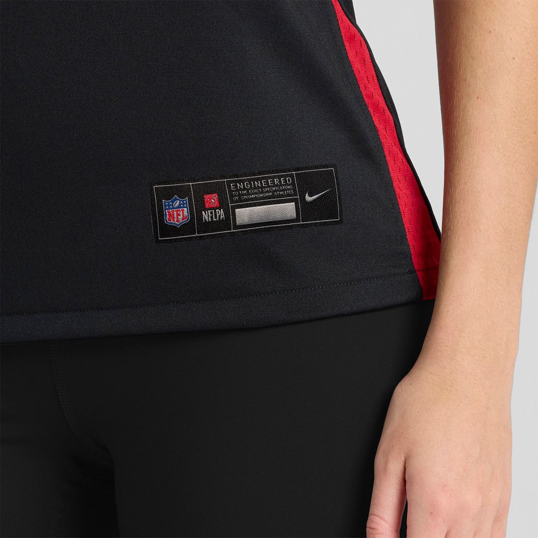 Jalon Walker Atlanta Falcons Women's Team Game Jersey - Black