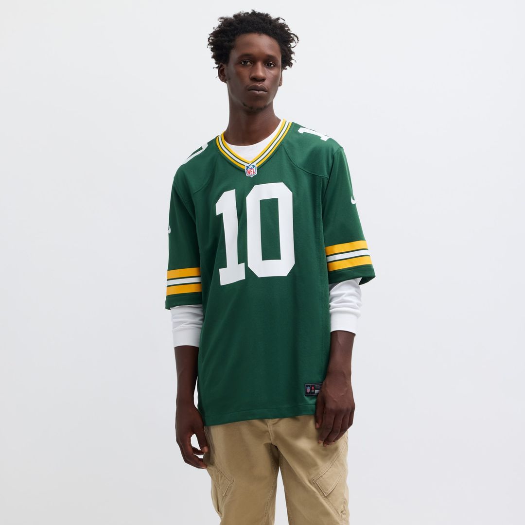 Love Green Bay Packers Player Game Jersey - Green