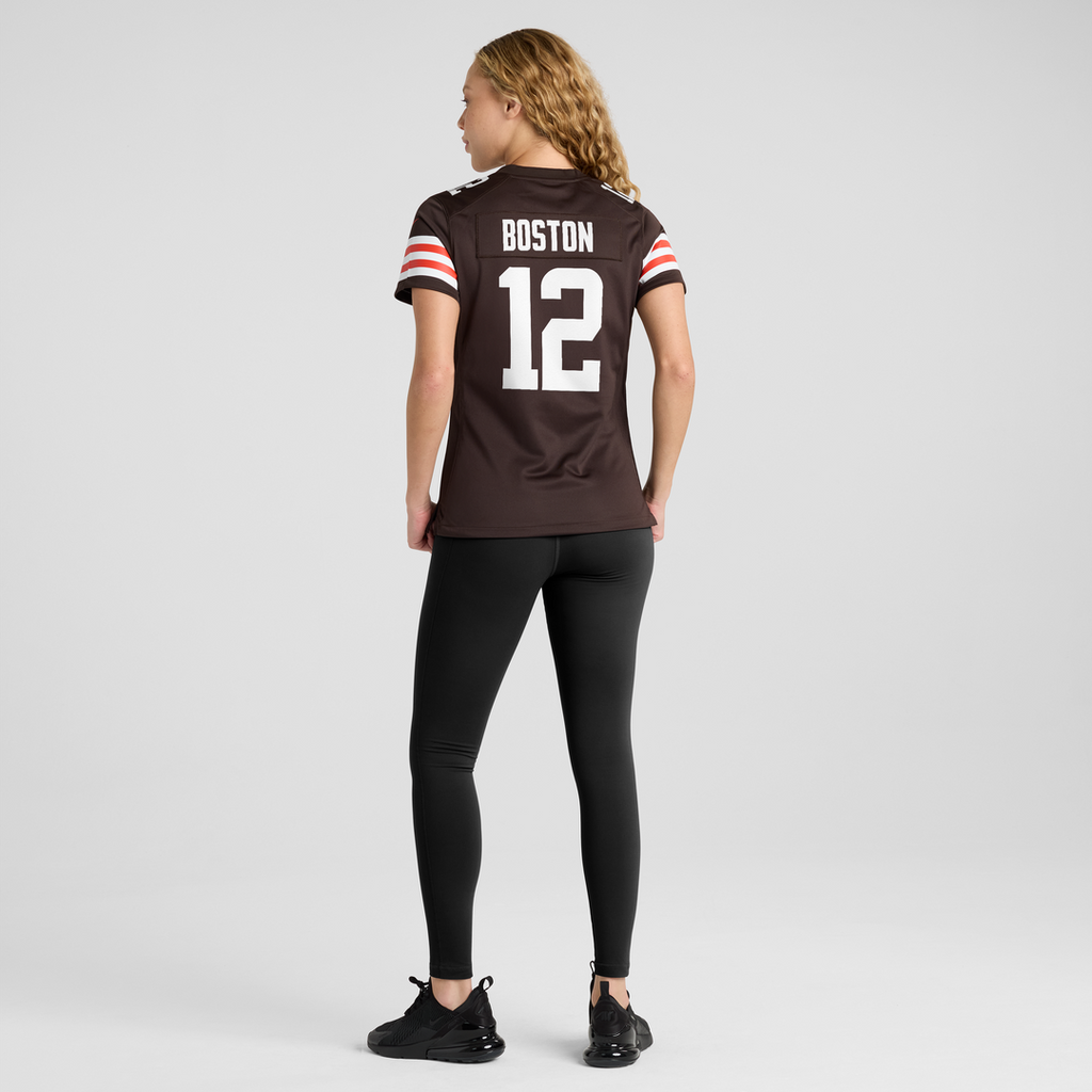 Denzel Boston Cleveland Browns Women's Team Game Jersey - Brown