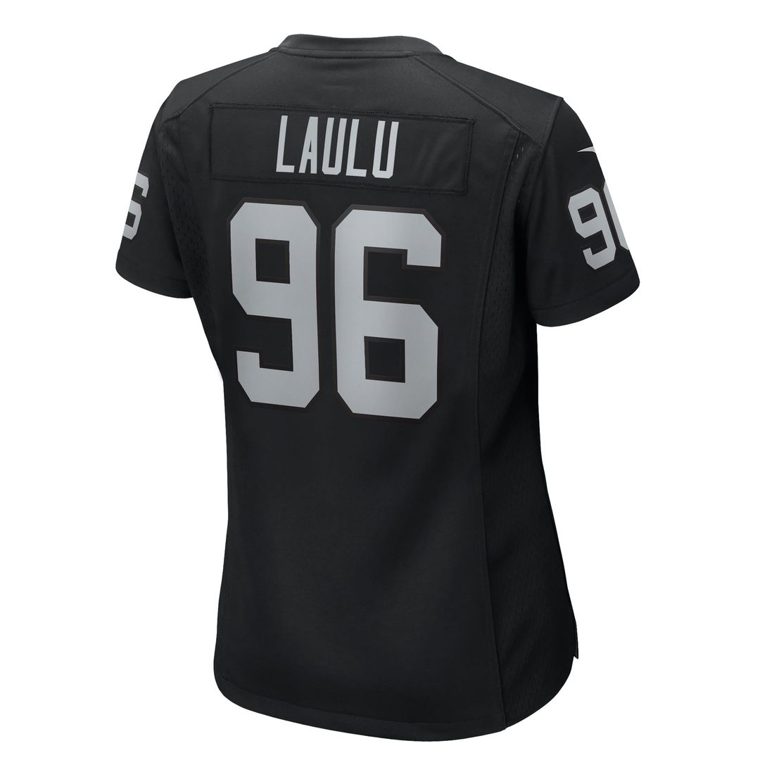Jonah Laulu Las Vegas Raiders Women's Game Jersey - Black