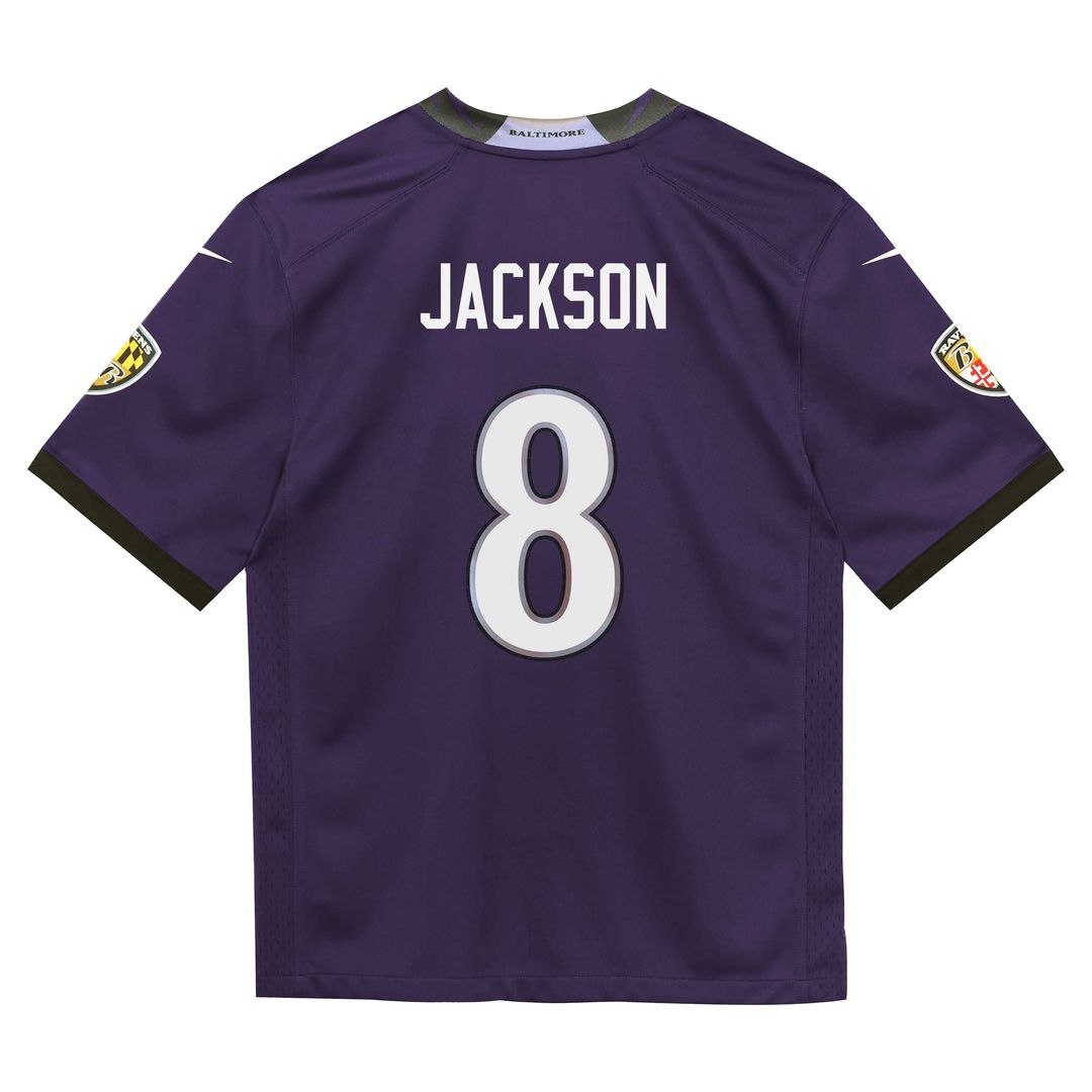 Lamar Jackson Baltimore Ravens Preschool Team Game Jersey - Purple