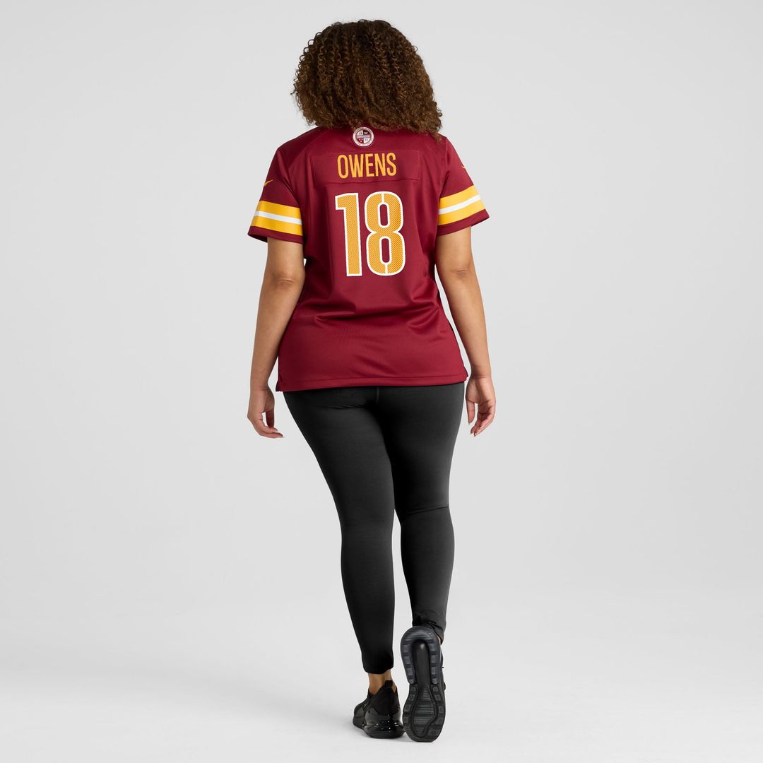 Tyler Owens Washington Commanders Women's Team Game Jersey - Burgundy
