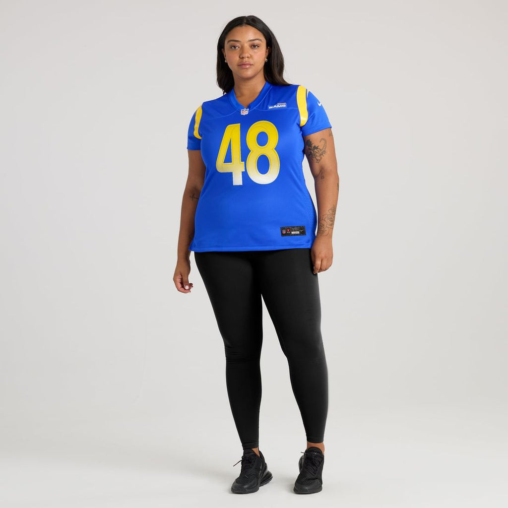 Omar Speights Los Angeles Rams Women's Game Jersey - Royal