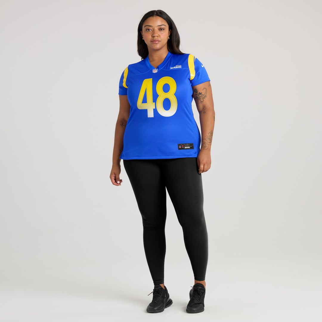 Omar Speights Los Angeles Rams Women's Game Jersey - Royal