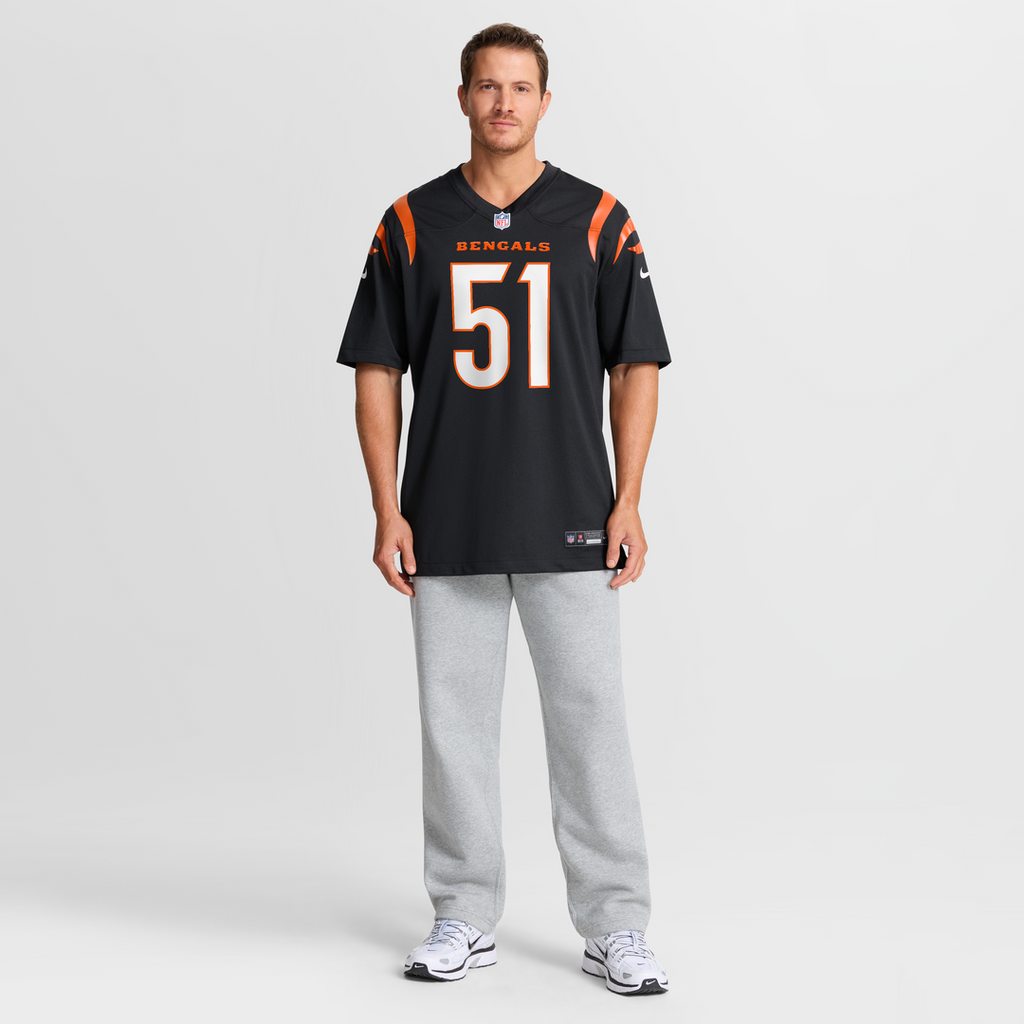 Isaiah Foskey Cincinnati Bengals Team Game Jersey - Black