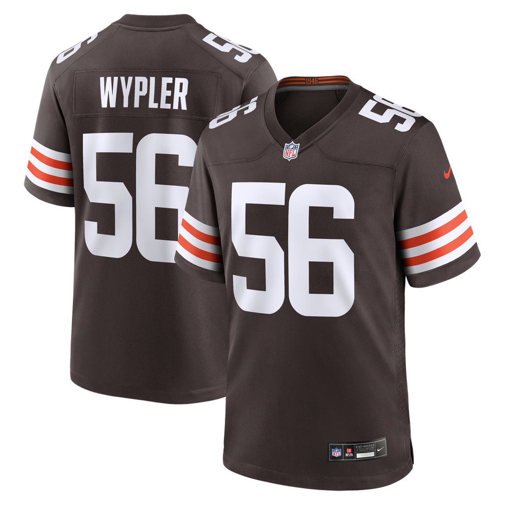 Luke Wypler Cleveland Browns Team Game Jersey - Brown