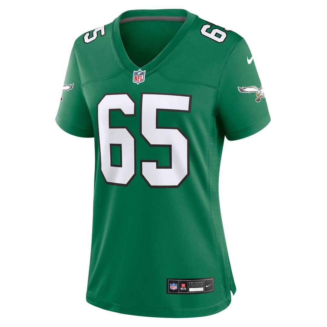 Lane Johnson Philadelphia Eagles Women's Alternate Game Jersey - Kelly Green