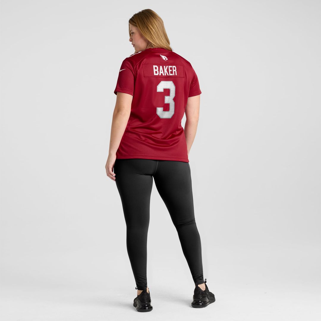 Budda Baker Arizona Cardinals Women's Team Game Jersey - Cardinal