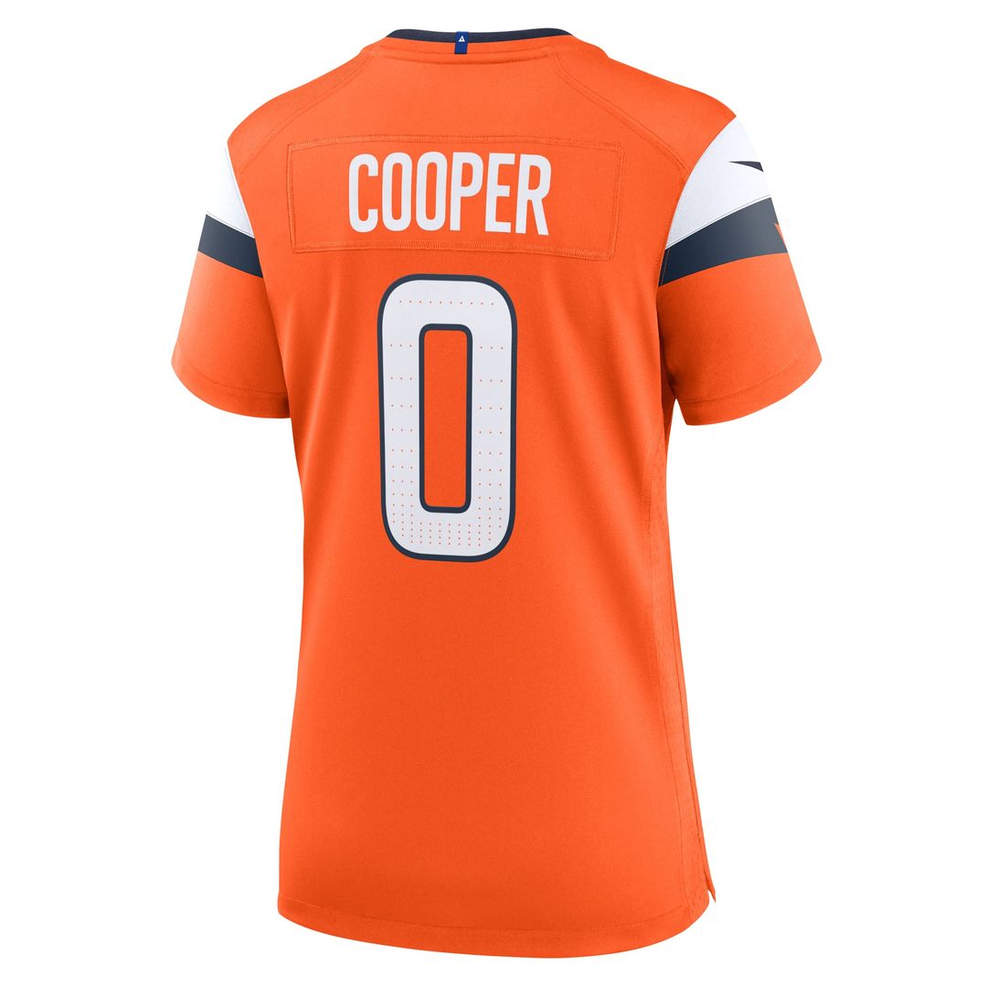Jonathon Cooper Denver Broncos Women's Team Game Jersey - Orange