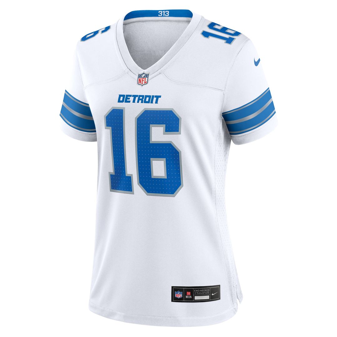 Jared Goff Detroit Lions Women's Game Jersey - White