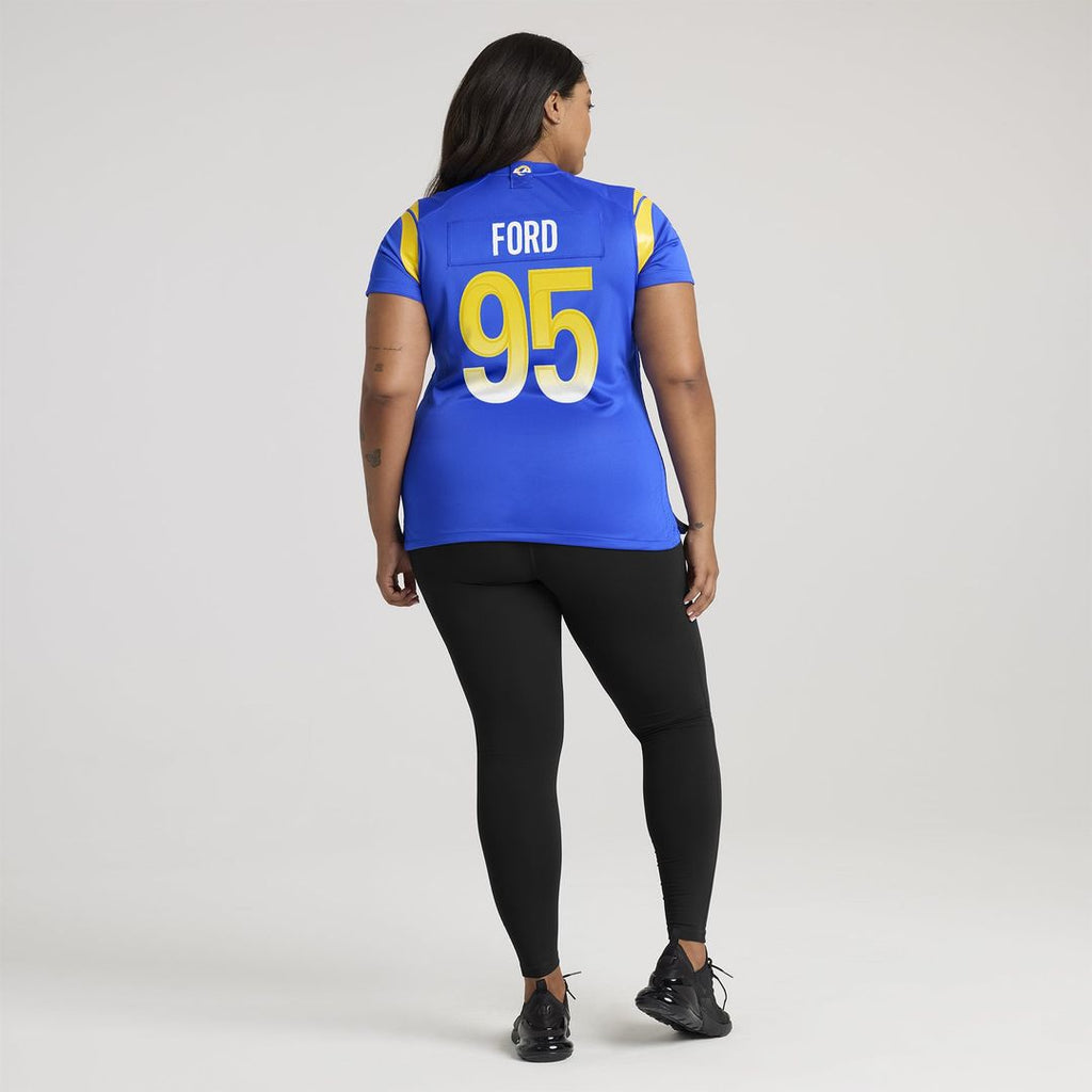 Poona Ford Los Angeles Rams Women's Team Game Jersey - Royal