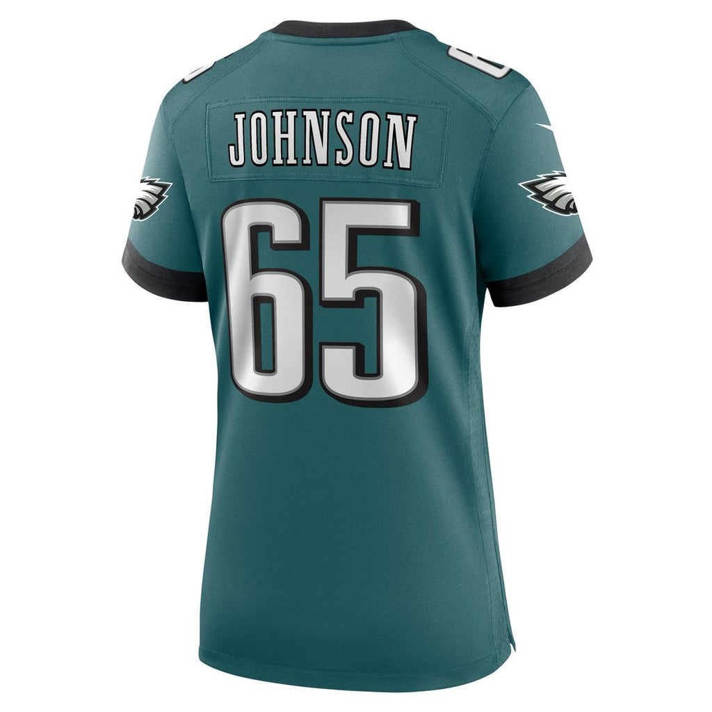Lane Johnson Philadelphia Eagles Women's Alternate Game Jersey - Kelly Green