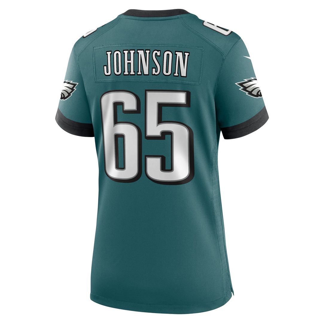 Lane Johnson Philadelphia Eagles Women's Alternate Game Jersey - Kelly Green