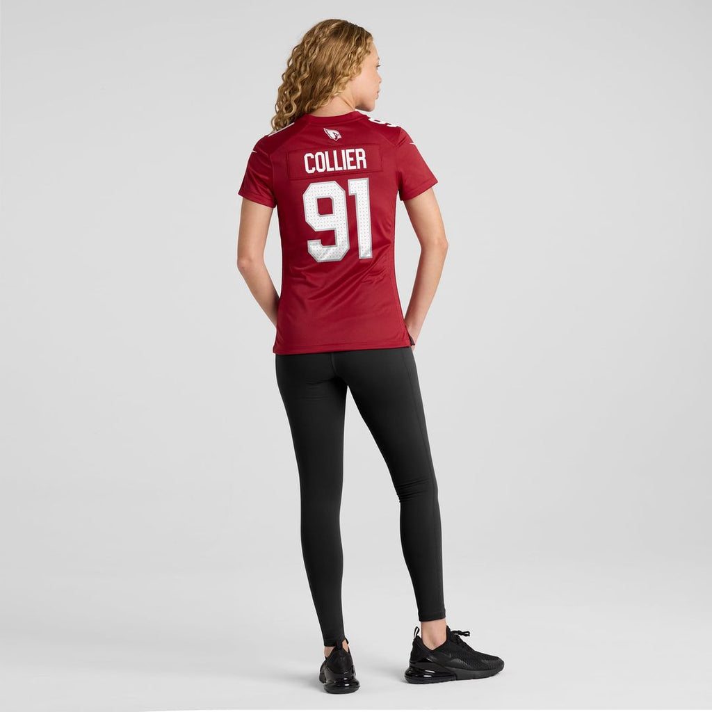 L.J. Collier Arizona Cardinals Women's Game Jersey - Cardinal