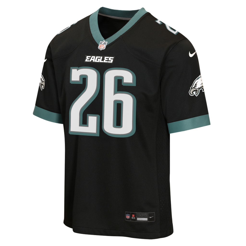 Saquon Barkley Philadelphia Eagles Youth Team Game Jersey - Midnight Green