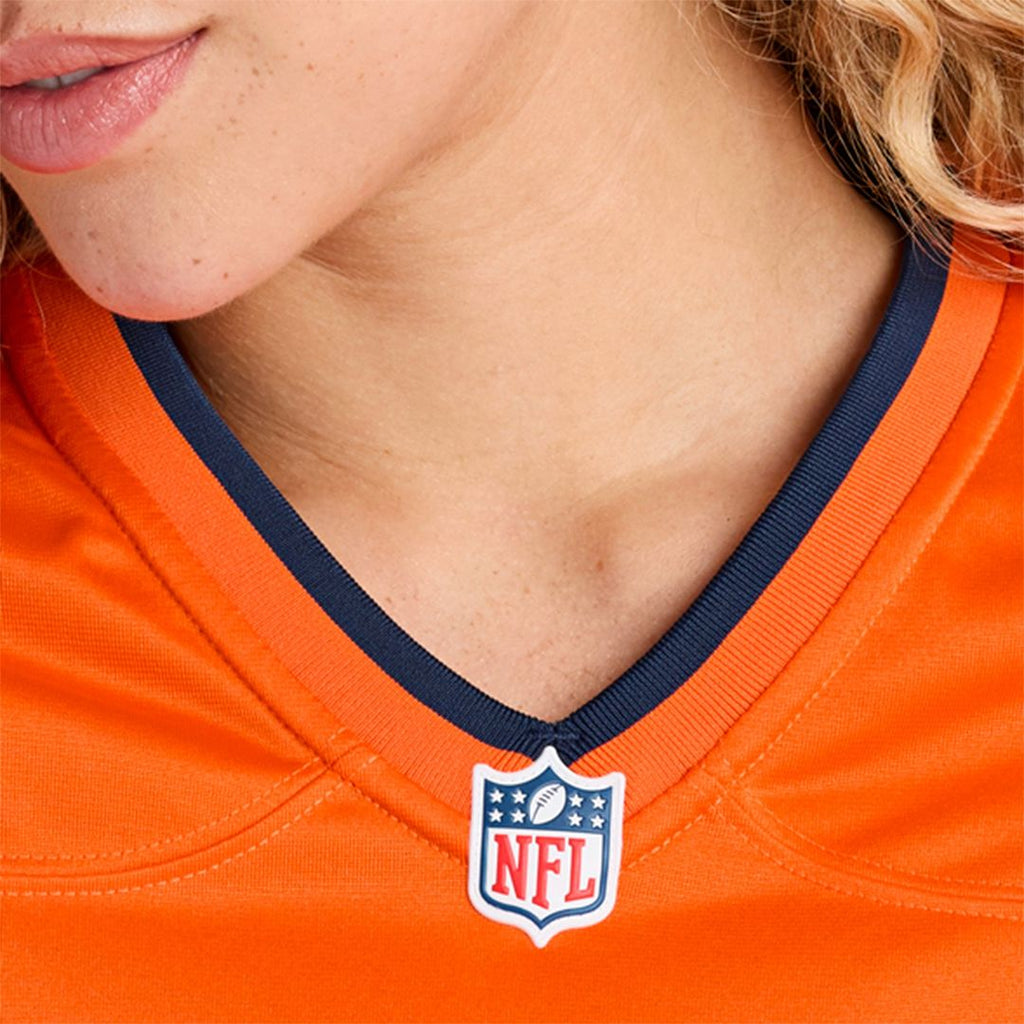 Jahdae Barron Denver Broncos Women's Team Game Jersey - Orange