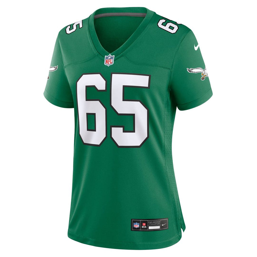 Lane Johnson Philadelphia Eagles Women's Alternate Game Jersey - Kelly Green
